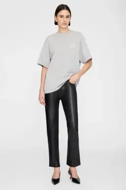 Anine Bing Myers T-Shirt Serif NY  Washed Heather Grey Size 6 for rent on The Volte - image 1