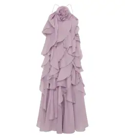 Aje Pandorea Layered Maxi Dress in Lilac Size AU 6 for rent on The Volte - image 2