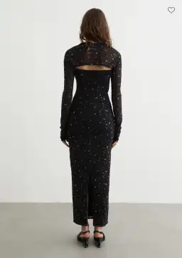 Paris Georgia Galaxy Maxi Dress Shrug Black Size AU 8 for rent on The Volte - image 4