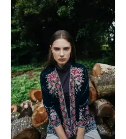 Johnny Was Joanna Velvet Bolero Size XL/AU 14  for rent on The Volte - image 1