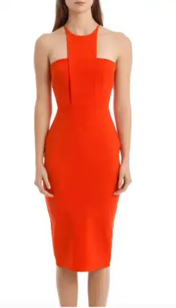Alex Perry Piper Dress Orange Size 6