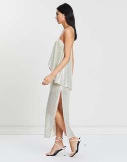 Manning Cartell Flash Bulb Metallic Dress Size 6