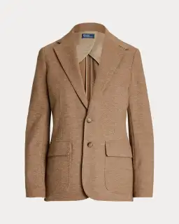 Ralph Lauren Wool-cotton Blazer Tan Herringbone Size AU 10 for rent on The Volte - image 4
