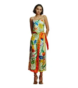 Alemais Flores Sarong Skirt Multi Size AU 10