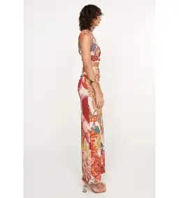 She is OLLÁ Ophelia Maxi Dress Victor Print Size AU 8 for rent on The Volte - image 5