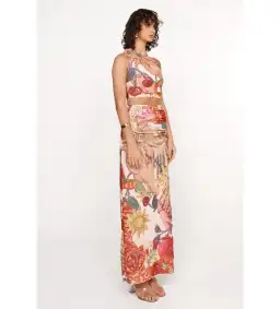 She is OLLÁ Ophelia Maxi Dress Victor Print Size AU 8 for rent on The Volte - image 4