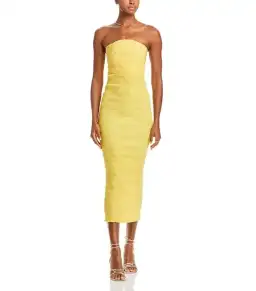 L'Idee Aurore Gown Canary Yellow Size AU 8