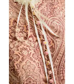  Zimmermann The Wonderland Frilled Midi Dress in Blush Paisley Size 1 / AU 10 for rent on The Volte - image 4