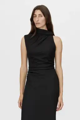 Camilla And Marc Davana Midi Dress Black Size 10 for rent on The Volte - image 2