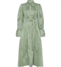 Aje Idealist Shirt Dress Green Size 8  for rent on The Volte - image 2