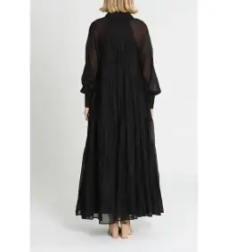 AJE  Musing Smock Maxi Dress  Black Size 8 for rent on The Volte - image 2