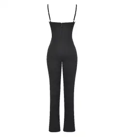 House of CB Luisa Loungewear Jumpsuit Charcoal Size Au 14 for rent on The Volte - image 6