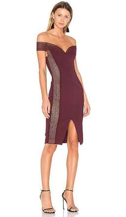 NATALIE MCKENNA Red Crepe Size 10