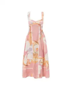 Zaco Dress Sogno Tramonto Multi Print Size 6 for rent on The Volte - image 5