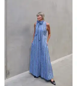 Camilla And Marc Maxi Dress Atoll Stripe Size 12 for rent on The Volte - image 1
