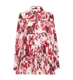 Aje Wilderness Smock Dress in Multi Size AU 6  for rent on The Volte - image 3