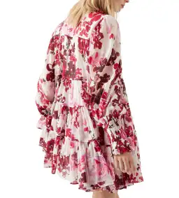 Aje Wilderness Smock Dress in Multi Size AU 6  for rent on The Volte - image 2