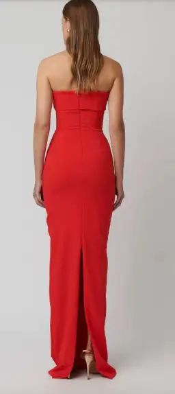 Effie Kats Monroe Gown Cherry Size 10 for rent on The Volte - image 4