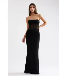 Lexi Alla Dress Black Size AU 8