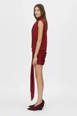 Camilla and Marc Cyphre Mini Dress Red Size 6 for rent on The Volte - image 3