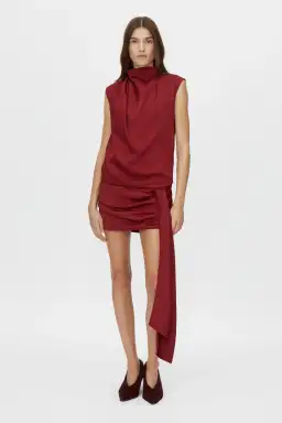 Camilla and Marc Cyphre Mini Dress Red Size 6 for rent on The Volte - image 1