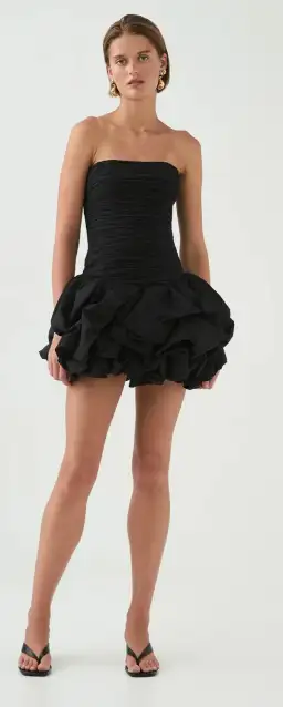 Aje Violette Bubble Hem Mini Dress Size 6 for rent on The Volte - image 1