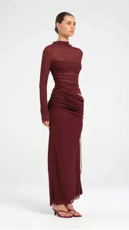 Benni Mable Maxi Dress in Plum Size 10  for rent on The Volte - image 2