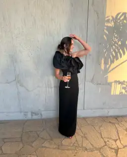 Rebecca Vallance Ella Gown Black Size 12