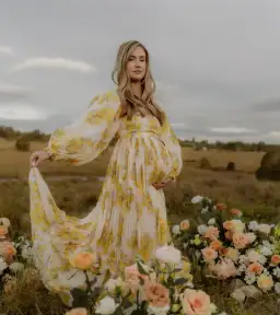 Rooh Collective Poppy Zephyr Maxi Dress Floral Size XL / AU 14 for rent on The Volte - image 3