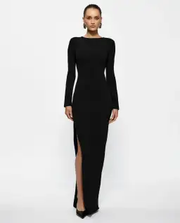 Effie Kats Indie Gown in Black Size 8 for rent on The Volte - image 1