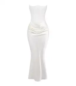House of CB Persephone Corset Dress Ivory Size AU 10  for rent on The Volte - image 4