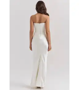 House of CB Persephone Corset Dress Ivory Size AU 10  for rent on The Volte - image 3