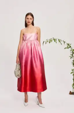 Alemais Inez Ombré Midi Dress Multi Size 8 for rent on The Volte - image 1