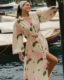 Palm Noosa Noddy Dress Portofino Polka Dot Size AU 12 for rent on The Volte - image 4