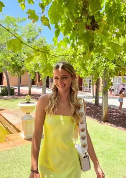 Bec and Bridge Moondance Dress Citron Size 6 for rent on The Volte - image 1