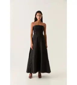 Aje Soundscape Maxi Dress in Black Size XL / AU 14  for rent on The Volte - image 1