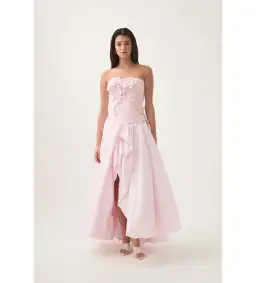 Aje Splendour Flower Gown Pastel Pink Size AU 10 for rent on The Volte - image 1