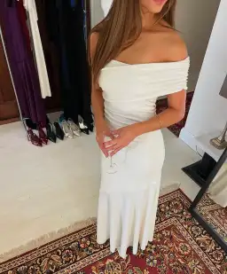 La Marie, Jayde Maxi, White, Size 8 for rent on The Volte - image 2