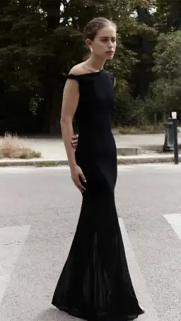 Sir The Label Glow Twist Midi Black Size AU 10 for rent on The Volte - image 3