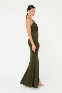 Sheike Gala Gown Khaki Size 8