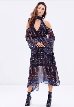 Ministry Of Style Olesya Midi Dress Size 6