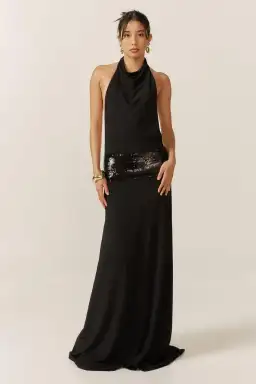 Ance Gria Adele Gown Black Size XS / Size AU 6