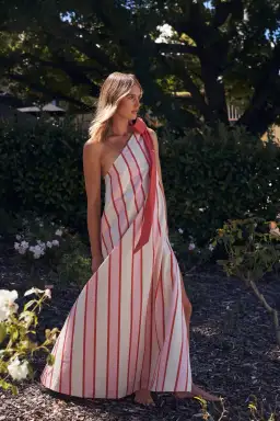 Aston Studio Mila Dress Stripe Size  AU 8  for rent on The Volte - image 1