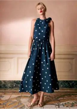 Lorenzo Top & Sophie Skirt Set Blue Size 8  for rent on The Volte - image 1