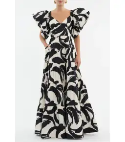 Rebecca Vallance Pompidou Maxi Dress Print Size 6 for rent on The Volte - image 1