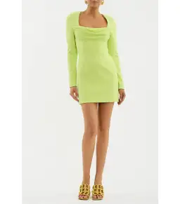Rebecca Vallance Aria Mini Dress Green Size 8