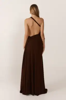 Ance Gria Gaia Gown Brown Size 8 for rent on The Volte - image 3