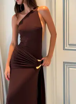 Ance Gria Gaia Gown Brown Size 8 for rent on The Volte - image 5