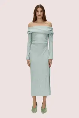 Camilla and Marc Shaw Dress Dusty Mint Size 14