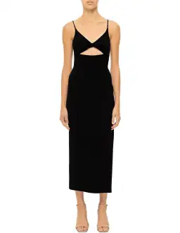 Bec & Bridge Ivy Midi Dress Black Size 10
